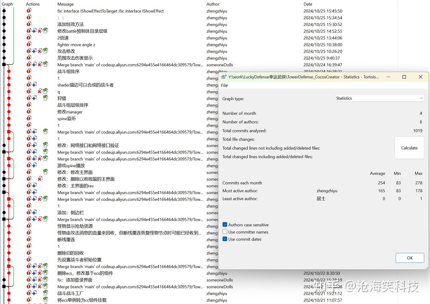 cocos git commit history